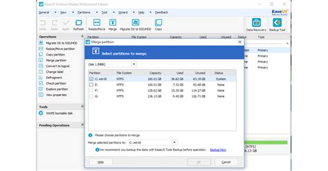 easeus partition master bootable media